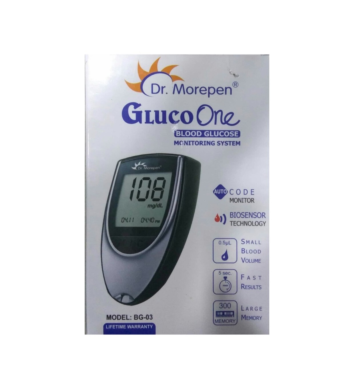 gluco one blood glucose monitoring system