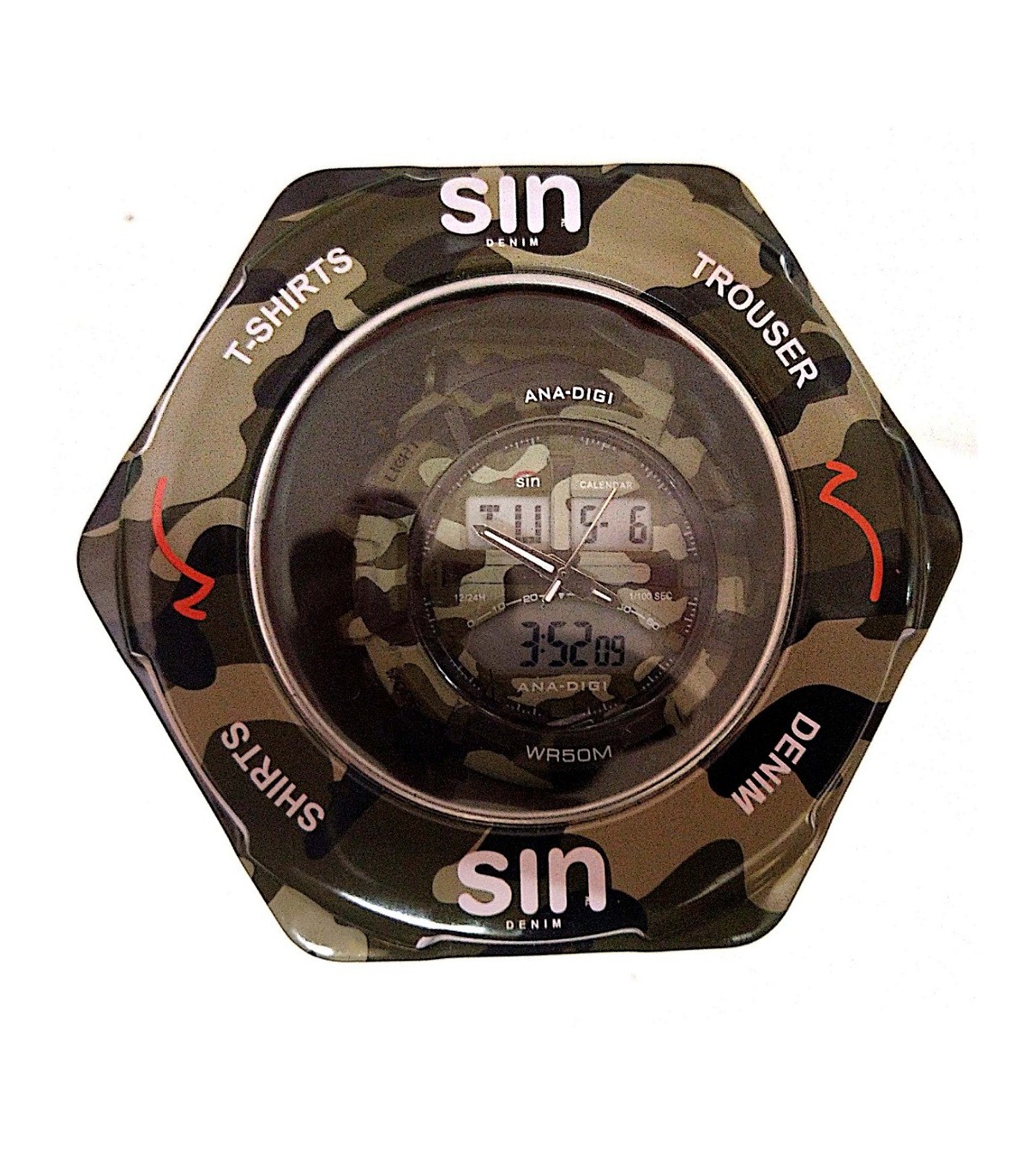 Sin on sale wrist watch