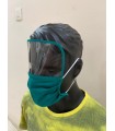 Cotton mask with protective scratch free shield