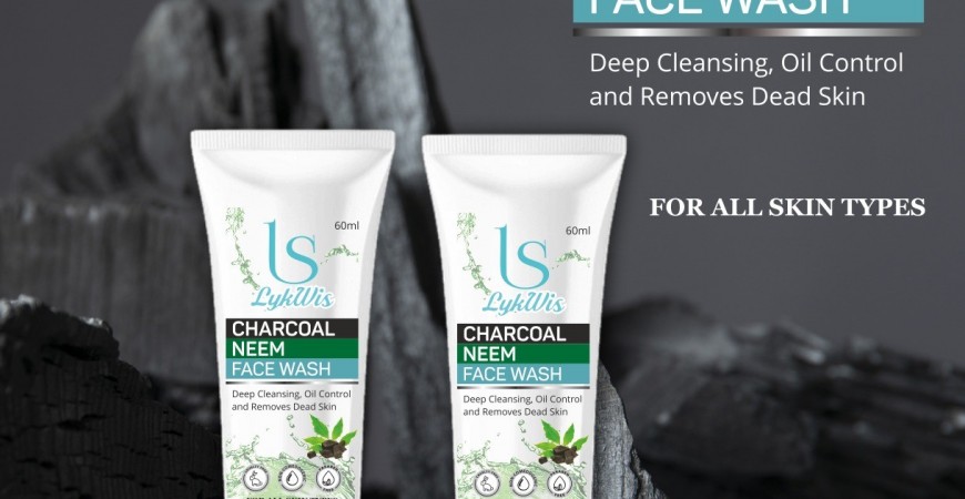 Lykwis Charcoal Neem Face Wash